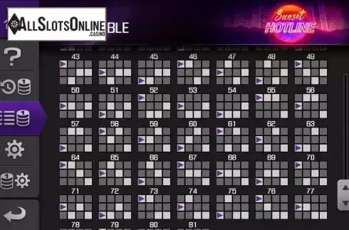 Paylines screen 2