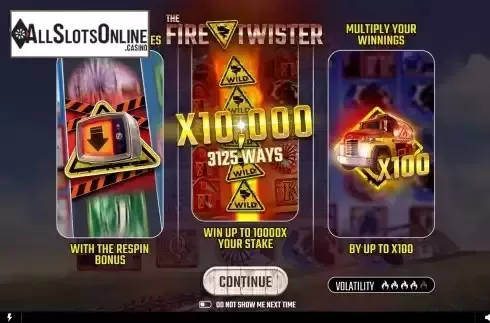 Intro screen
