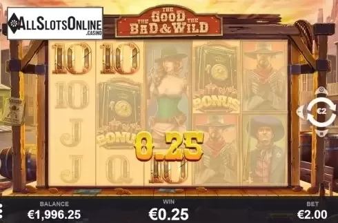 Win Screen 2. The Good The Bad And The Wild from Pariplay