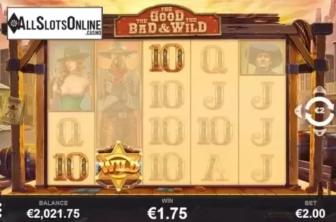 Win Screen 1. The Good The Bad And The Wild from Pariplay