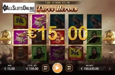 Game workflow 2. Three Heroes from KA Gaming