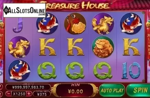 Reel Screen. Treasure House from CQ9Gaming
