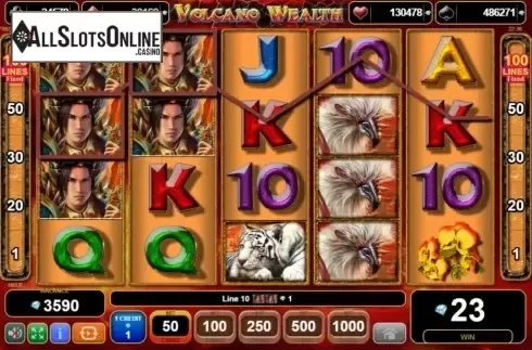 Win Screen 3. Volcano Wealth from EGT