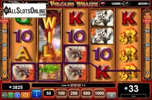 Win Screen 2. Volcano Wealth from EGT