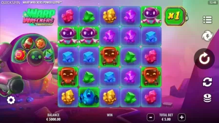 Warp Wreckers Power Glyph slot screenshot 1