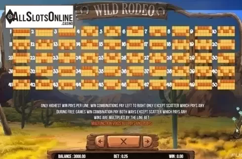 Lines. Wild Rodeo (Fugaso) from Fugaso