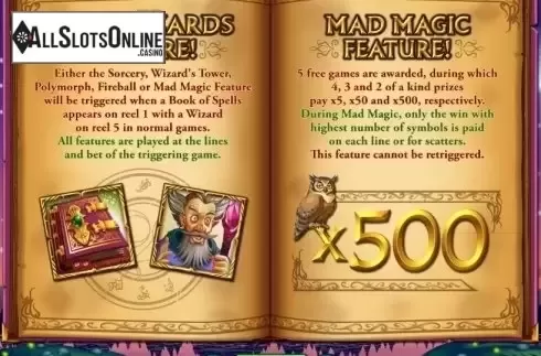 Multiplier. Wild Wizards (RTG) from RTG