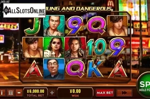 Reel screen. YOUNG AND DANGEROUS from XIN Gaming