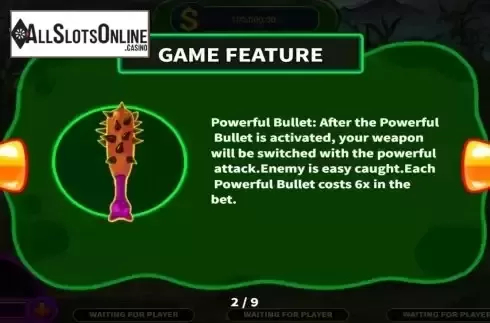 Game Features screen 2