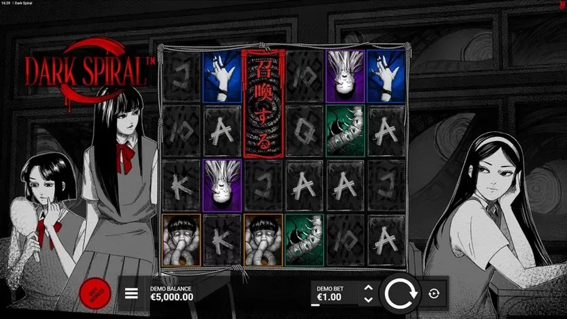 Dark Spiral slot screenshot 1