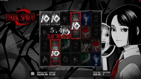 Dark Spiral slot screenshot 5