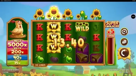 Fattoria D'Oro slot screenshot 2