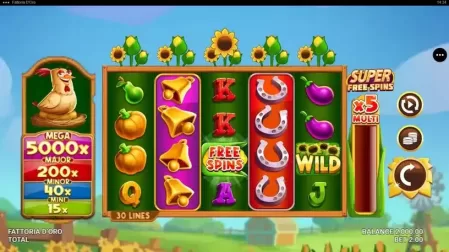 Fattoria D'Oro slot screenshot 1