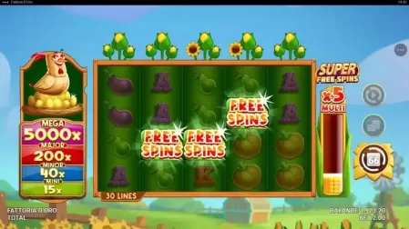 Fattoria D'Oro slot screenshot 5
