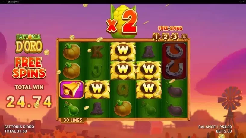 Fattoria D'Oro slot screenshot 6