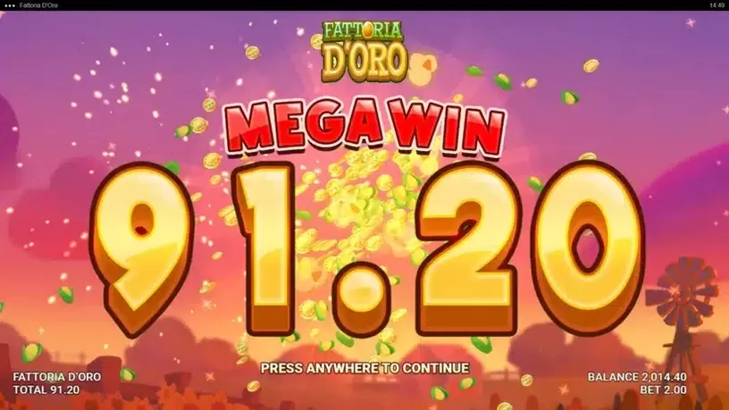 Fattoria D'Oro slot screenshot 7