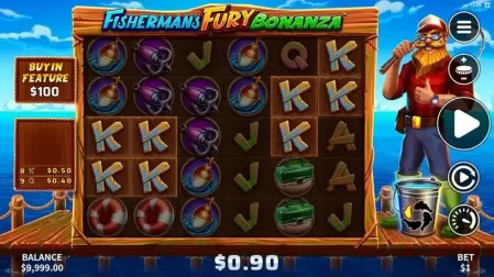 Fisherman's Fury Bonanza slot screenshot 2