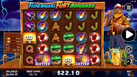 Fisherman's Fury Bonanza slot screenshot 5