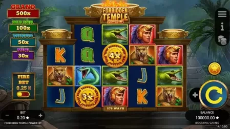 Forbidden Temple Power Hit slot screenshot 1