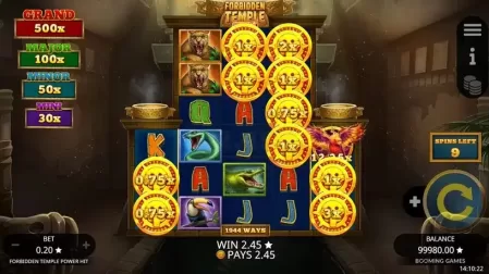 Forbidden Temple Power Hit slot screenshot 4