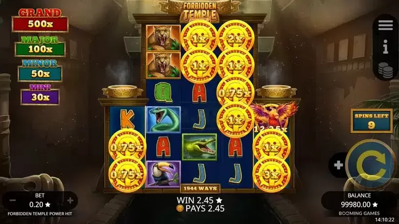 Forbidden Temple Power Hit slot screenshot 4