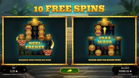 Forbidden Temple Power Hit slot screenshot 3