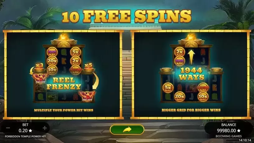 Forbidden Temple Power Hit slot screenshot 3