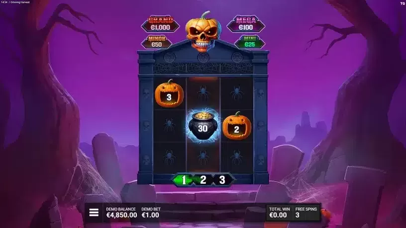 Grinning Harvest slot screenshot 5