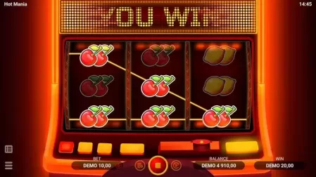 Hot Mania slot screenshot 2