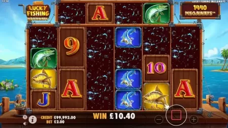 Lucky Fishing Megaways slot screenshot 3