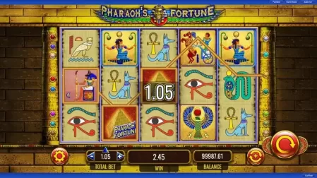 Pharoah's Fortune slot screenshot 4