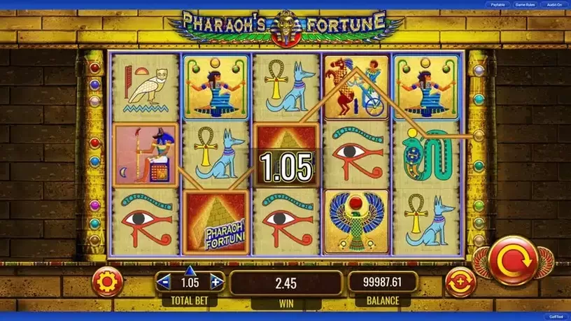 Pharoah's Fortune slot screenshot 4