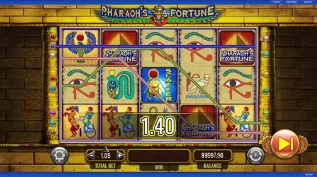Pharoah's Fortune slot screenshot 2