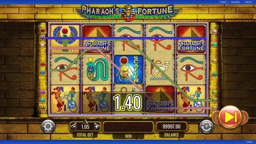 Pharoah's Fortune slot screenshot 2