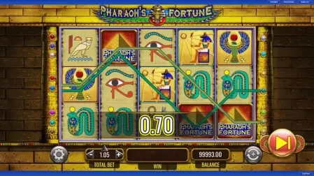 Pharoah's Fortune slot screenshot 3