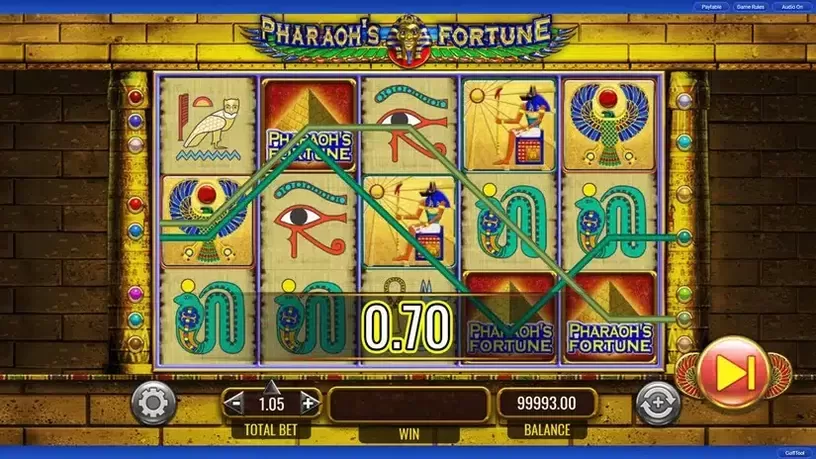 Pharoah's Fortune slot screenshot 3