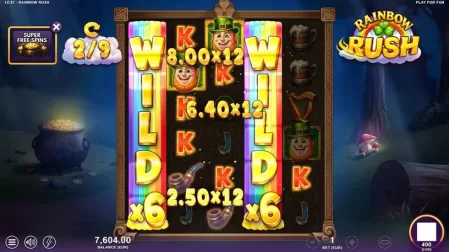 Rainbow Rush slot screenshot 4