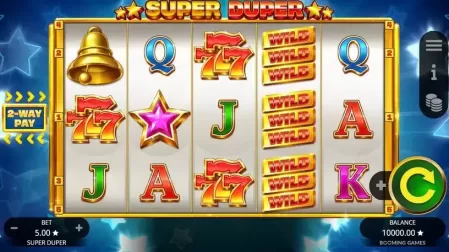 Super Duper slot screenshot 1
