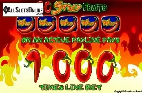 Info. 30 Spicy Fruits from EGT