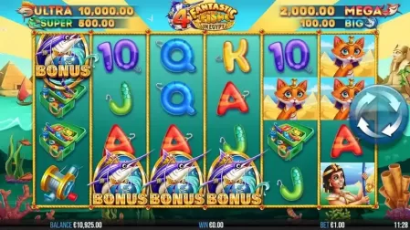 4 Fantastic Fish In Egypt slot screenshot 3