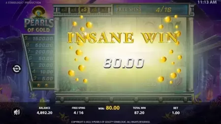 9 Pearls of Gold slot screenshot 6