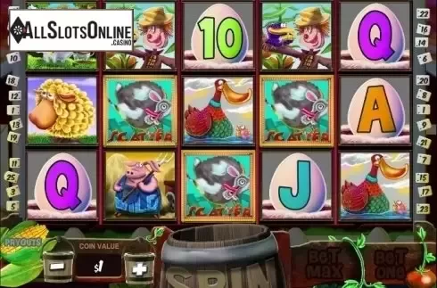 Scatter screen. Barnyard Bucks Slots from MultiSlot