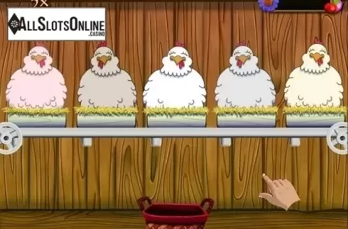 Bonus Game screen. Barnyard Bucks Slots from MultiSlot