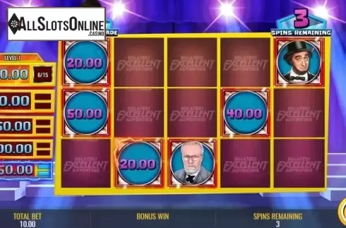 Bonus Game 2. Bill & Teds Excellent Adventure (IGT) from IGT