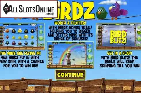 Screen2. Birdz from Games Warehouse