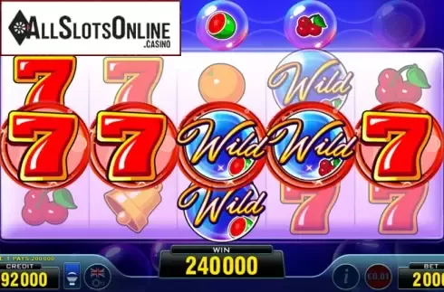 Game workflow 3. Bubble Boom from Novomatic
