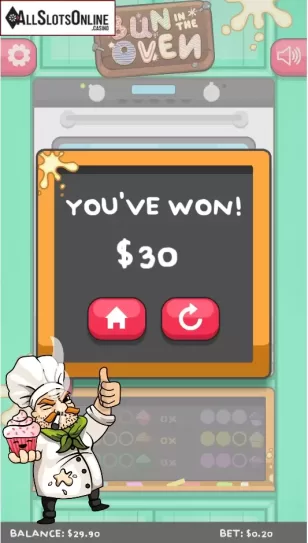 Win Screen 2. Bun in the Oven from Black Pudding Games