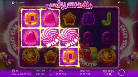 Candy Monsta slot screenshot 5