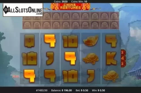 Win Screen 1. China Fortunes from Concept Gaming