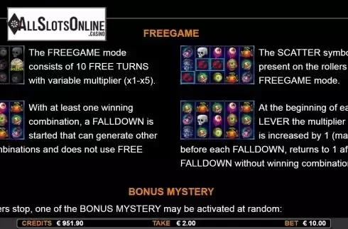 Free Games screen